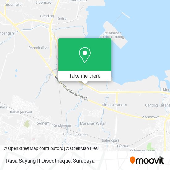 Rasa Sayang II Discotheque map