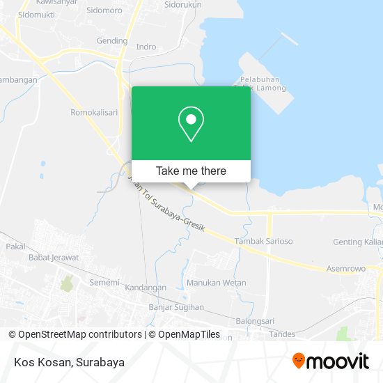 Kos Kosan map