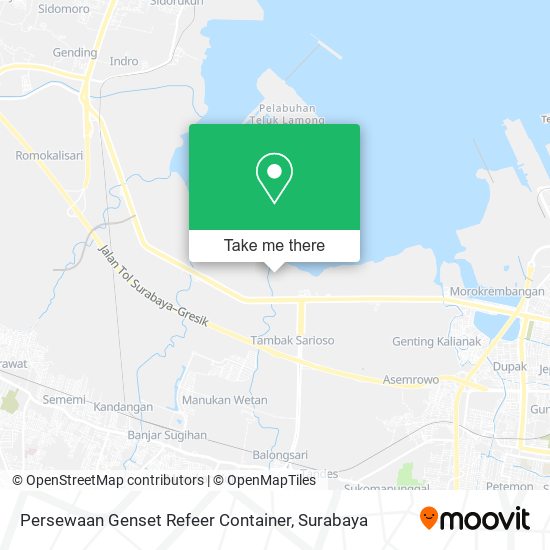 Persewaan Genset Refeer Container map