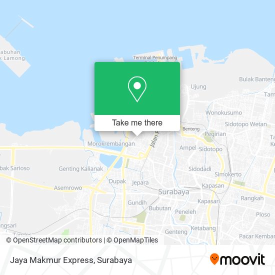Jaya Makmur Express map