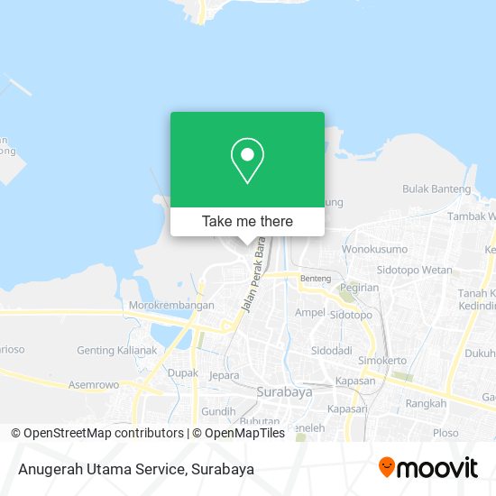 Anugerah Utama Service map