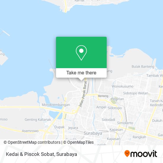 Kedai & Piscok Sobat map