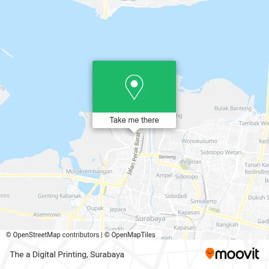 The a Digital Printing map