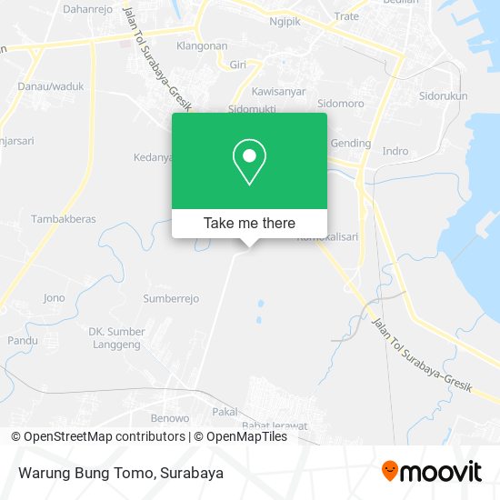 Warung Bung Tomo map