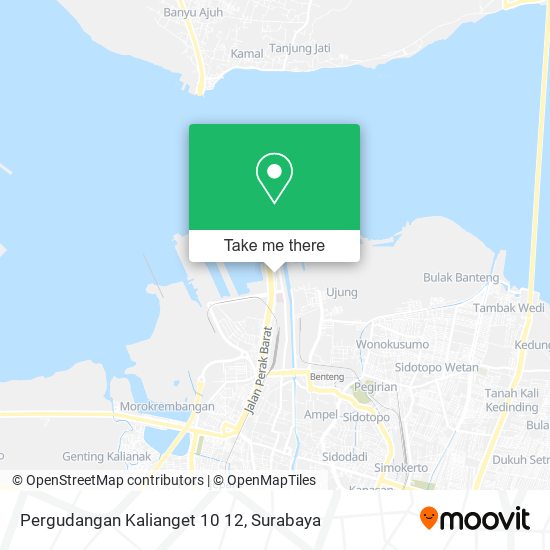 Pergudangan Kalianget 10 12 map