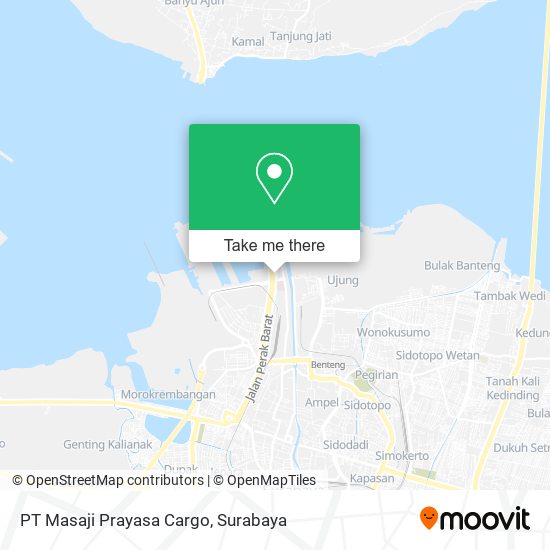 PT Masaji Prayasa Cargo map