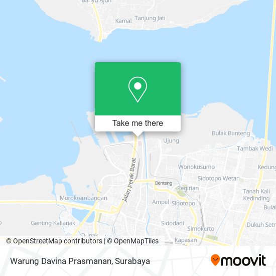 Warung Davina Prasmanan map
