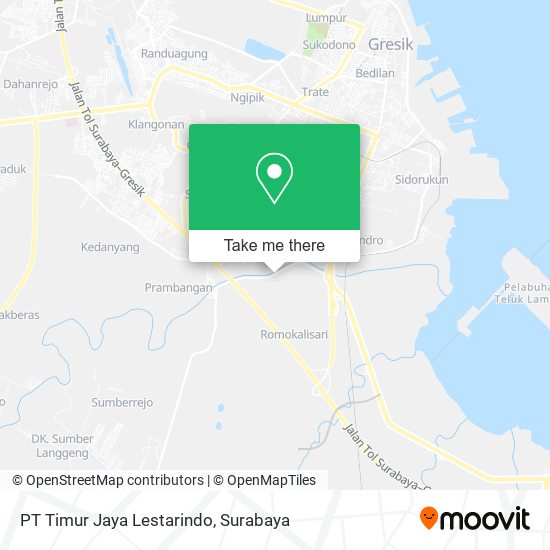 PT Timur Jaya Lestarindo map