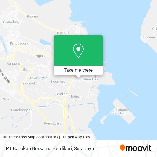 PT Barokah Bersama Berdikari map