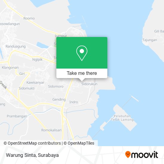 Warung Sinta map