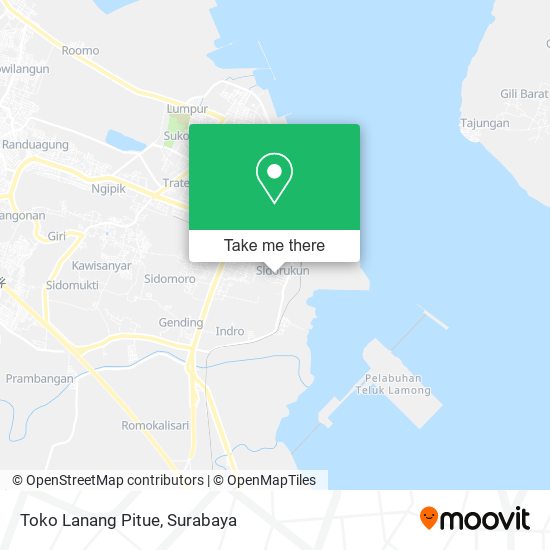 Toko Lanang Pitue map