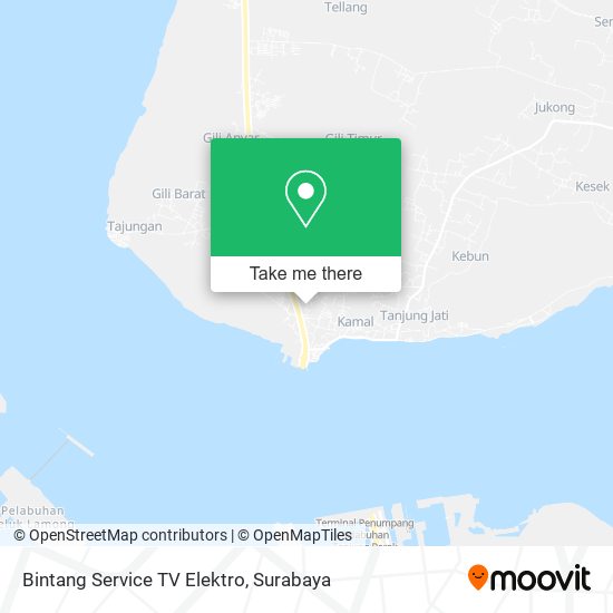 Bintang Service TV Elektro map