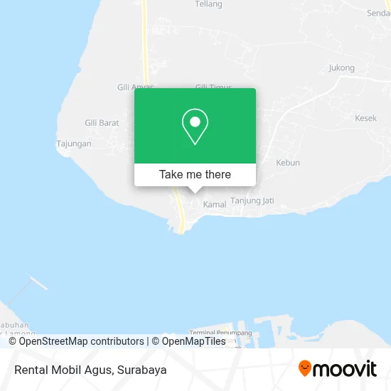 Rental Mobil Agus map