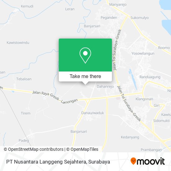 PT Nusantara Langgeng Sejahtera map