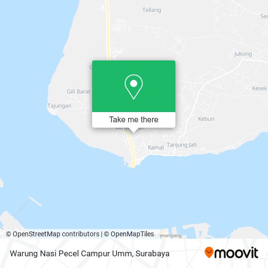 Warung Nasi Pecel Campur Umm map