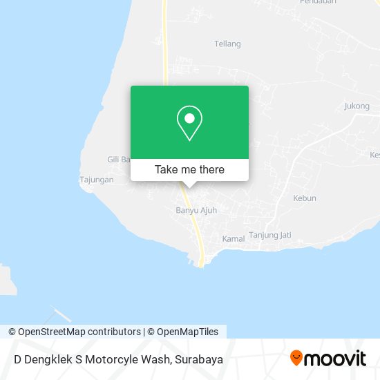D Dengklek S Motorcyle Wash map