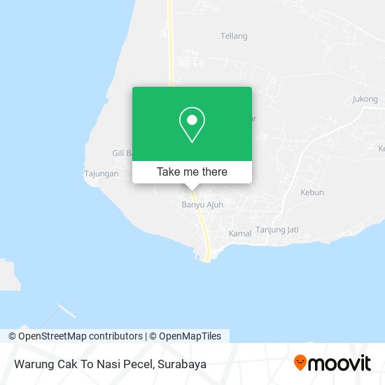 Warung Cak To Nasi Pecel map