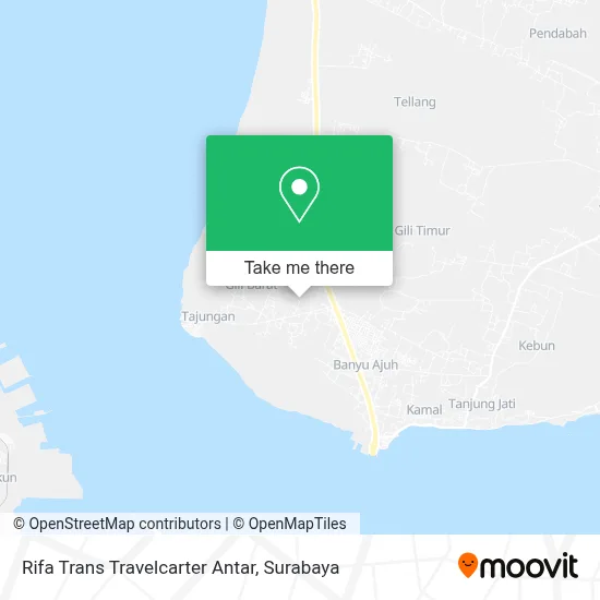 Rifa Trans Travelcarter Antar map