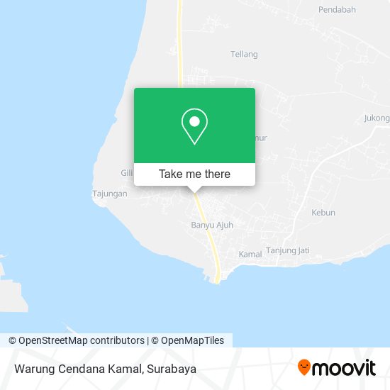 Warung Cendana Kamal map