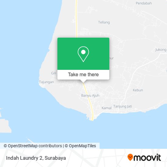 Indah Laundry 2 map