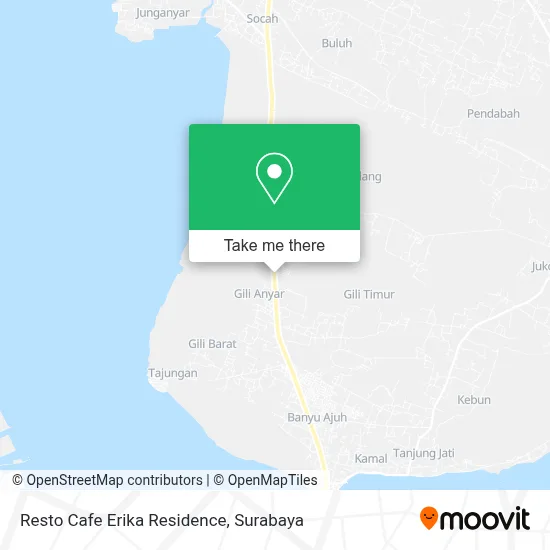 Resto Cafe Erika Residence map