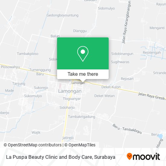 La Puspa Beauty Clinic and Body Care map