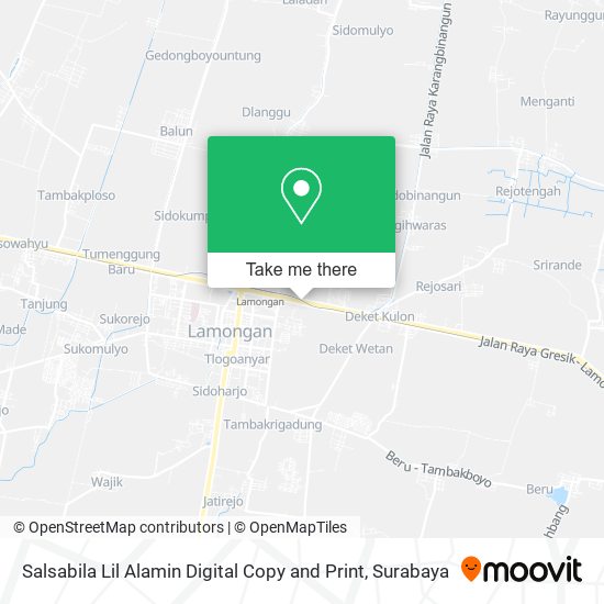 Salsabila Lil Alamin Digital Copy and Print map
