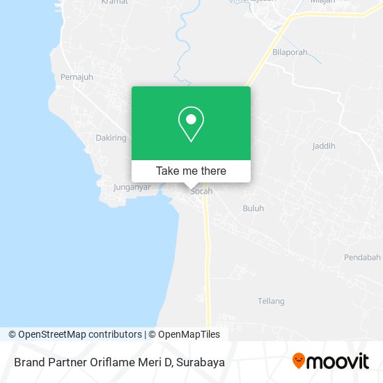 Brand Partner Oriflame Meri D map