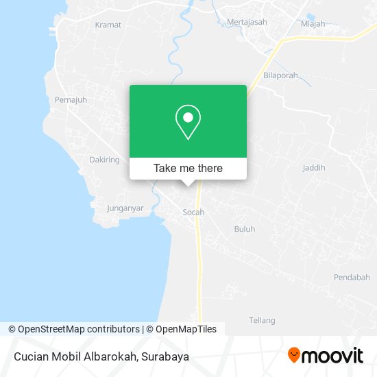 Cucian Mobil Albarokah map