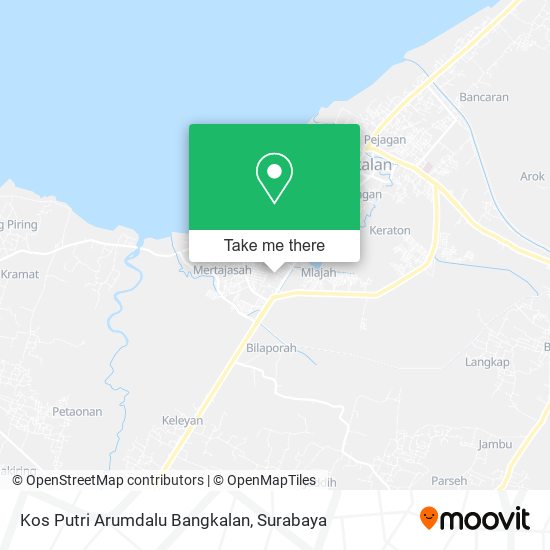 Kos Putri Arumdalu Bangkalan map