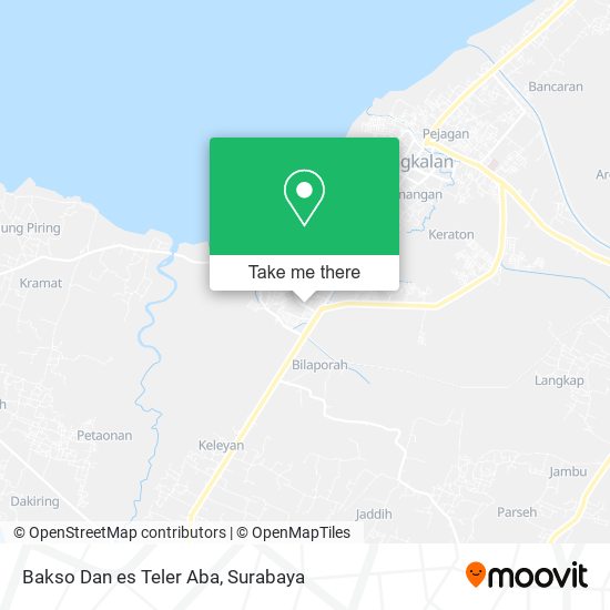 Bakso Dan es Teler Aba map