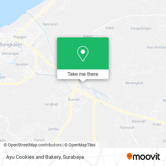 Ayu Cookies and Bakery map
