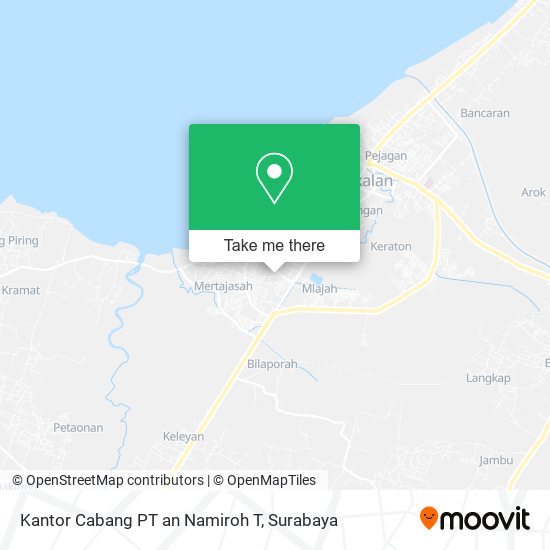 Kantor Cabang PT an Namiroh T map