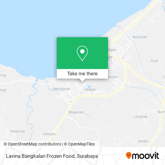 Lavina Bangkalan Frozen Food map
