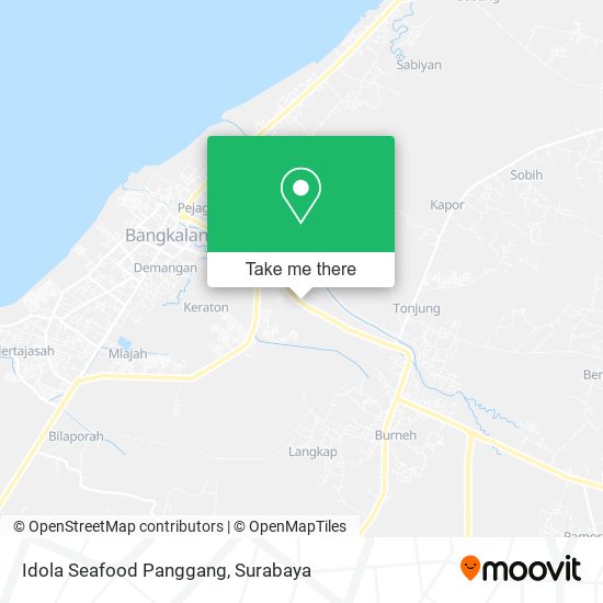 Idola Seafood Panggang map