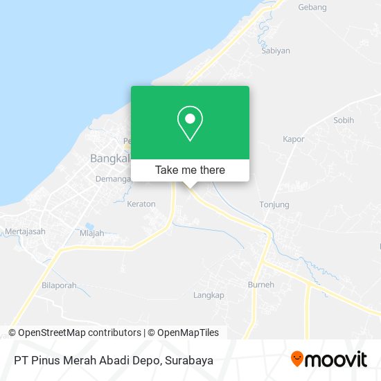 PT Pinus Merah Abadi Depo map