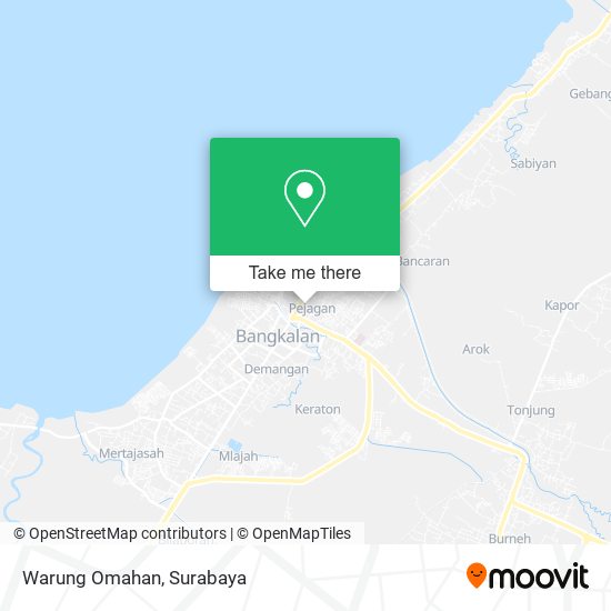 Warung Omahan map