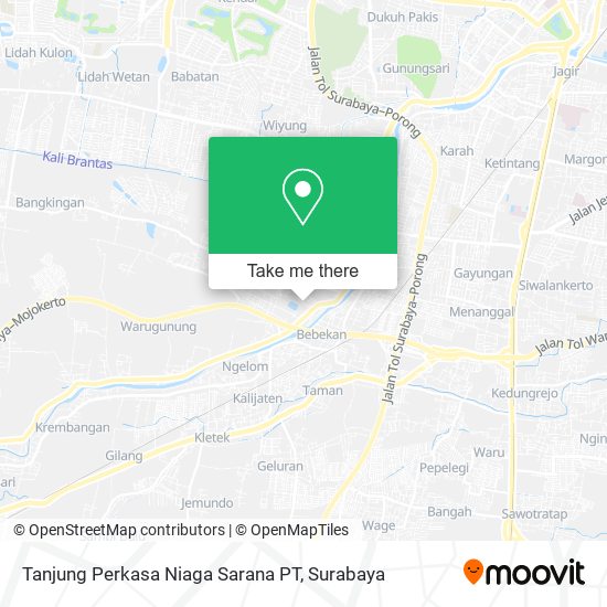 Tanjung Perkasa Niaga Sarana PT map