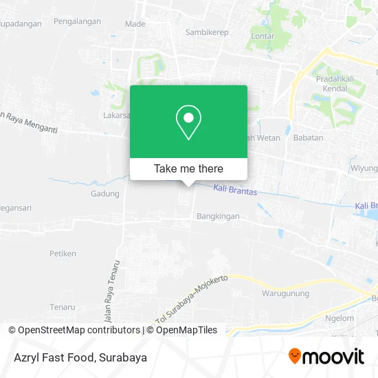 Azryl Fast Food map