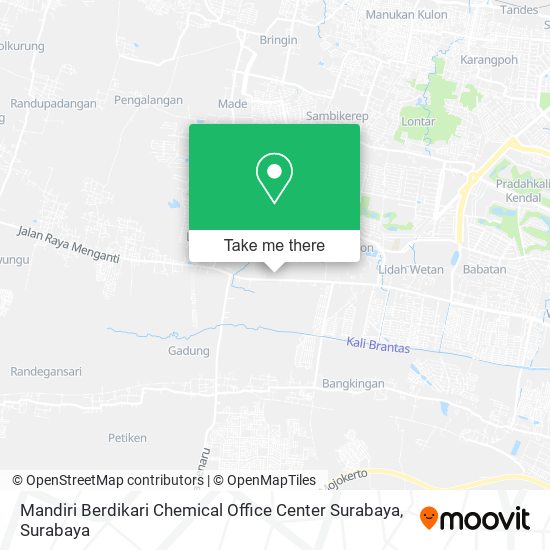 Mandiri Berdikari Chemical Office Center Surabaya map