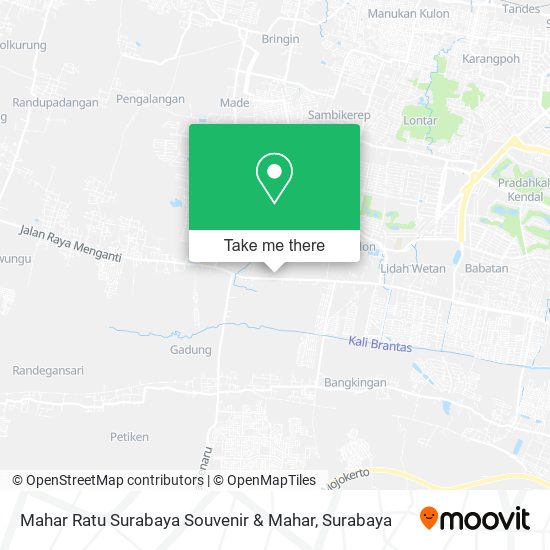 Mahar Ratu Surabaya Souvenir & Mahar map