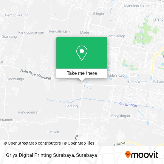 Griya Digital Printing Surabaya map