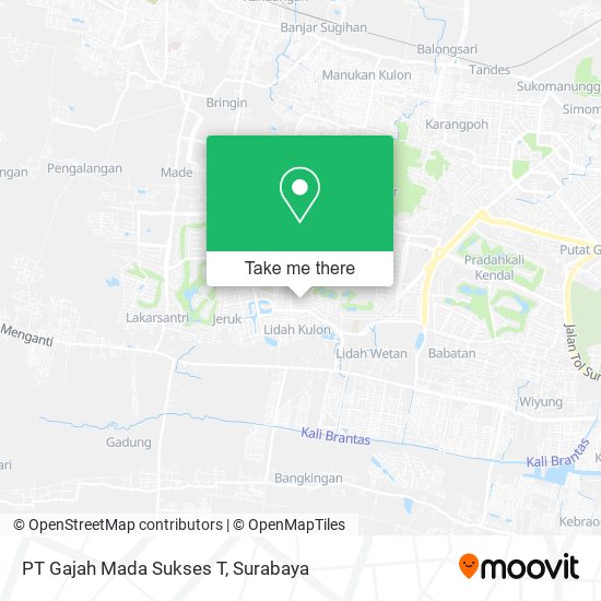 PT Gajah Mada Sukses T map