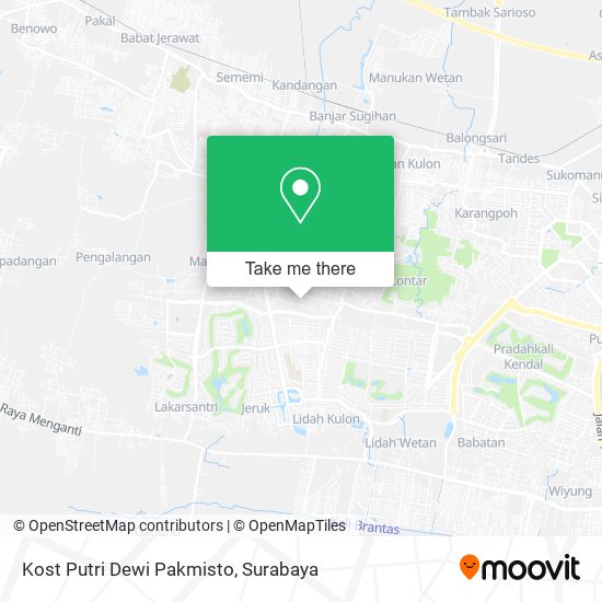 Kost Putri Dewi Pakmisto map