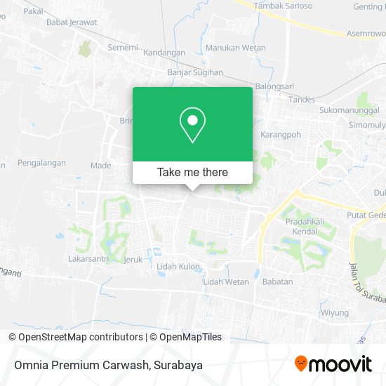 Omnia Premium Carwash map