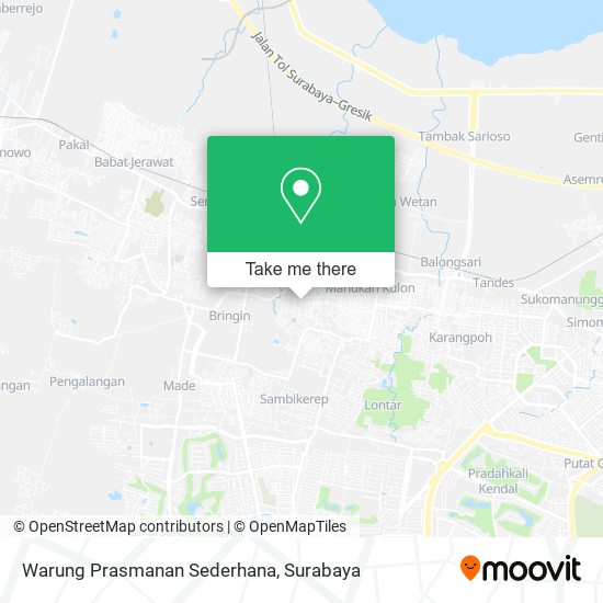 Warung Prasmanan Sederhana map