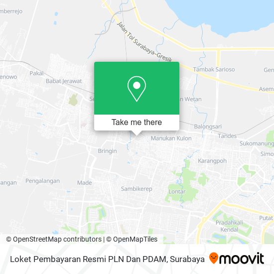 Loket Pembayaran Resmi PLN Dan PDAM map