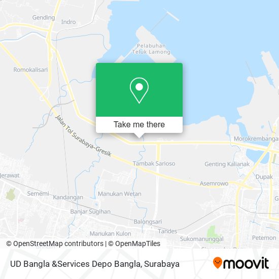 UD Bangla &Services Depo Bangla map