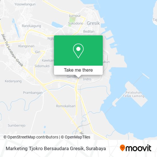 Marketing Tjokro Bersaudara Gresik map
