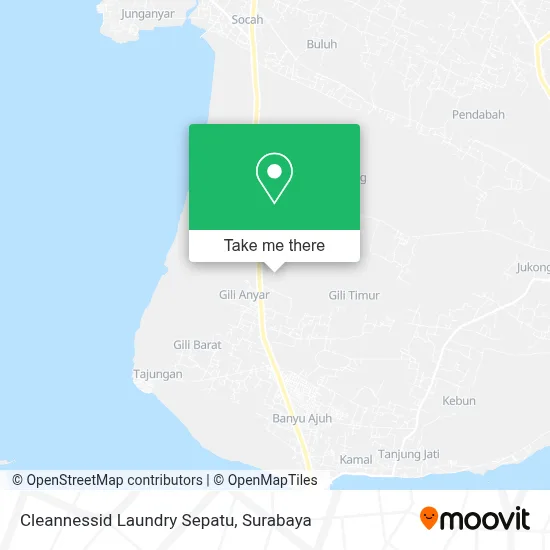 Cleannessid Laundry Sepatu map